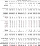 Imagen que muestra un ejemplo de una cuenta de resultados previsional en la que se incluyen los ingresos, los costes de las ventas, los gastos operativos, el total de gastos, el resultado de la explotación, el resultado financiero, el resultado del ejercicio y el resultado neto.