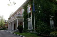 Fachada del Palacio de la Moncloa.