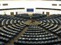 Interior del Parlamento europeo.