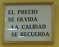 Lema de la calidad.