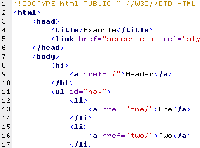 Código html del programa notepad++.