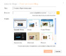Captura de pantalla de Blogger de google para crear una cuenta donde solicitan el título que es “Comercio Digital Internacional” y la dirección en Internet que es “comerciodigitalinternacional.blogspot.com”.