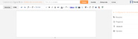 Captura de pantalla de Blogger de google  para añadir una nueva entrada.