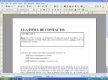Captura de pantalla de un procesador de textos operando.