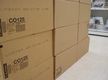 Cajas de cartón apiladas.