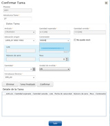 Salida mercancía Mecalux EasyWMS. Ficha de tareas de salida.