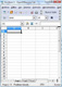 Captura de pantalla de la hoja de cálculo de OpenOffice.