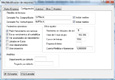 Pantallazo de un programa de contabilidad donde se presentan una serie de campos para introducir datos en el programa.