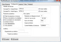 Pantallazo de un programa de contabilidad donde se presentan una serie de campos para introducir datos en el programa.