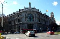 Exterior del Banco de España.