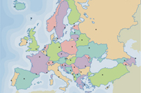 Mapa Político de Europa.