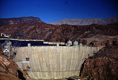 Frontal presa Hoover de 221 metros de altura. Río Colorado. Estados Unidos.