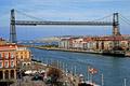 Puente colgante.de Portugalete, Vizcaya. Patrimonio de la Humanidad, fue construido en 1.893.