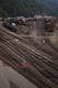 Panorámica de un nudo ferroviario.