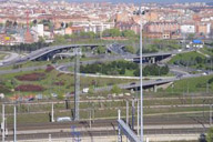 Foto de varias  carreteras.