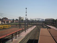 Foto en la que se ve una estación Ferroviaria.