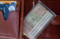 Documento Nacional de Identidad. Foto de un Documento Nacional de Identidad.