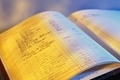 Libro de registro de datos abierto.