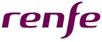 Logotipo de Renfe. Logotipo de la Red Nacional de Ferrocarriles.