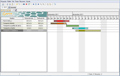 Pantallazo de una aplicación informática en la que se observan una serie de barras en horizontal de diferentes colores, en la parte superior del programa se presentan una serie de opciones para trabajar con los datos.