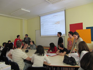 Reunión de planificación de gestión.