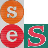 Sending. Varias letras formando la palabra ses.