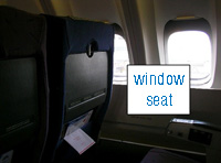 Interior de avión.