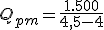 Formula de punto muerto: Q mayúscula con subíndice pm minúscula es igual raya de quebrado, aparece en el numerados 1.500, en el denominador la diferencia de 4,5 menos 4.