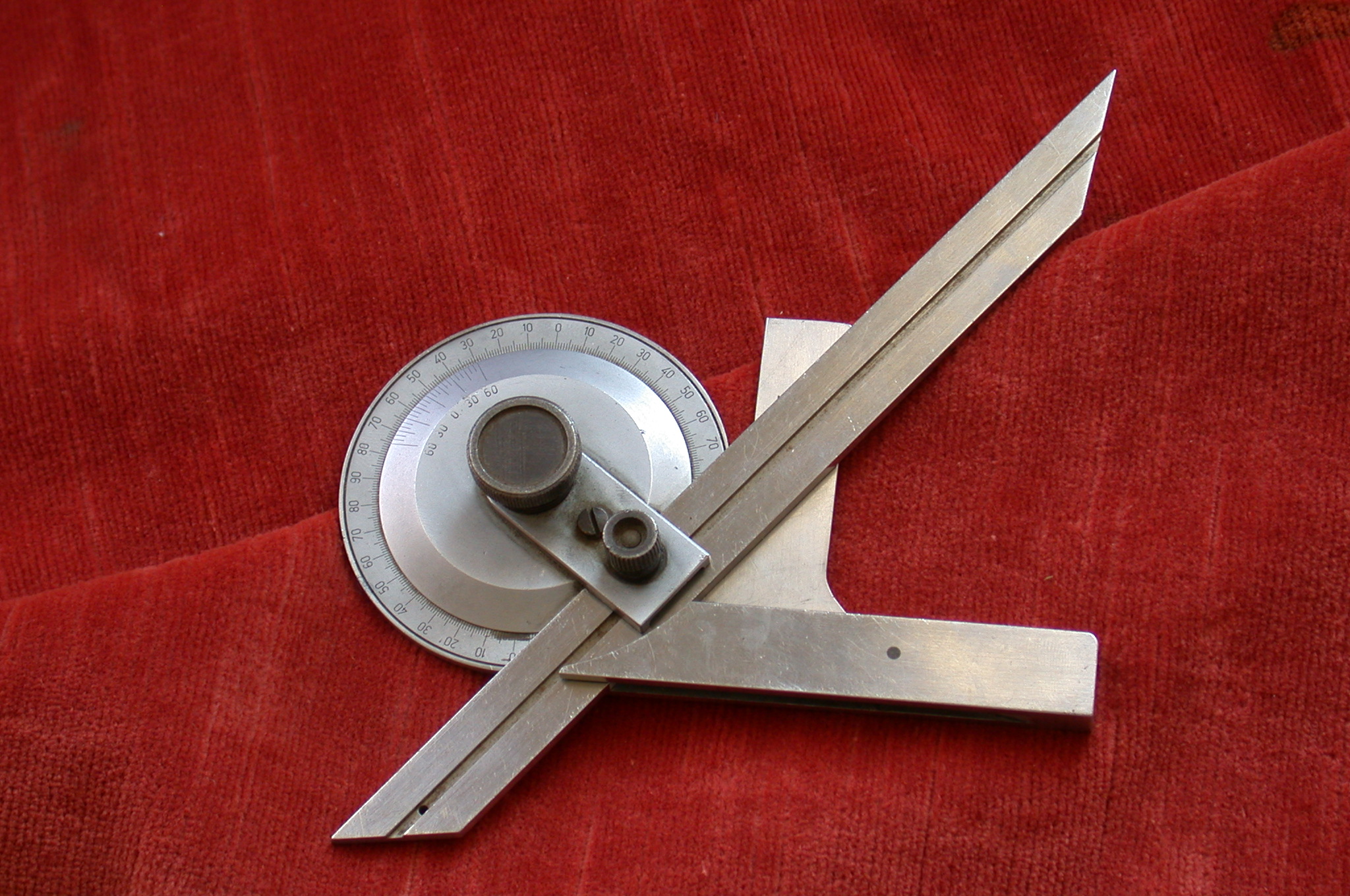 Ilustración de un goniómetro.