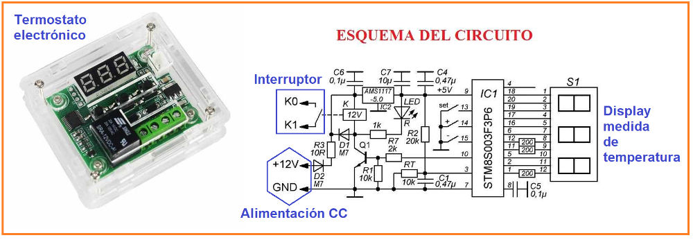 Termostato electrónico