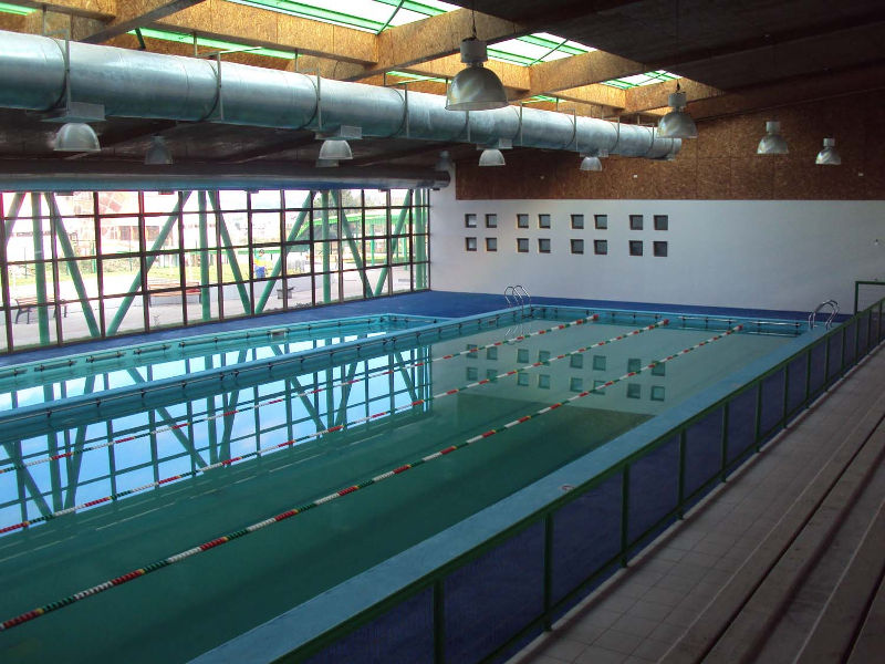 Climatización de piscina cubierta