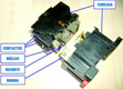 Imagen de contactor desmontado.