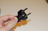 Imagen de toma de corriente de receptor eléctrico.