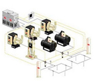 Esquema tridimensional de propuesta de instalación.