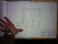 Imagen de plano de planta del restaurante tenedores.
