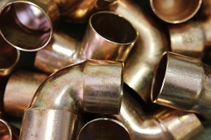 Imagen de accesorios para tuberías de cobre.