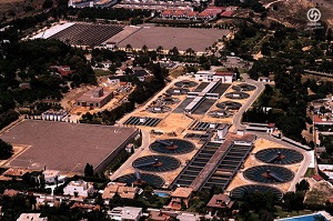 Imagen de una Estación de Tratamiento de Aguas Potables.