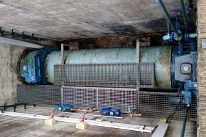 Imagen de la obra de entrada a una ETAP.