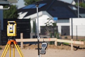 Imagen de instrumental de topografía.