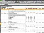 Formato de medición Excel.