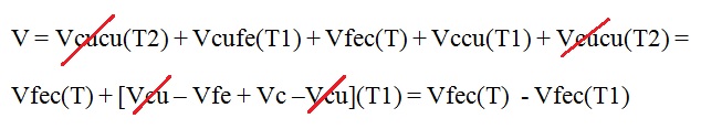 Imagen que muestra la ecuación del circuito