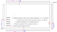 Muestra un dibujo CAD con la información para realizar el programa CNC.