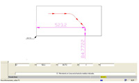 Muestra la programación de la línea junto a la imagen CAD que indica de donde sale cada dato 8.