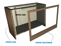 Muestra la vista de un standard de construcción generado con Cabinet Vision.