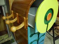 Imagen de un prototipo con cajones para mobiliario en decoraciones infantiles.