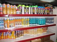 Almacén de productos de sellado para instalaciones.