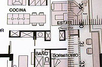 Imagen que muestra el plano de una casa.