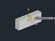 Imagen de una pantalla de cad, en la que se muestra como restringir el plano de desplazamiento.