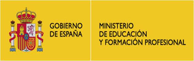 Logotipo del Ministerio de Educación y Formación Profesional