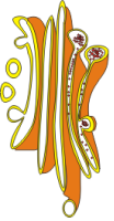 Diagrama que muestra la estructura del aparato de Golgi.